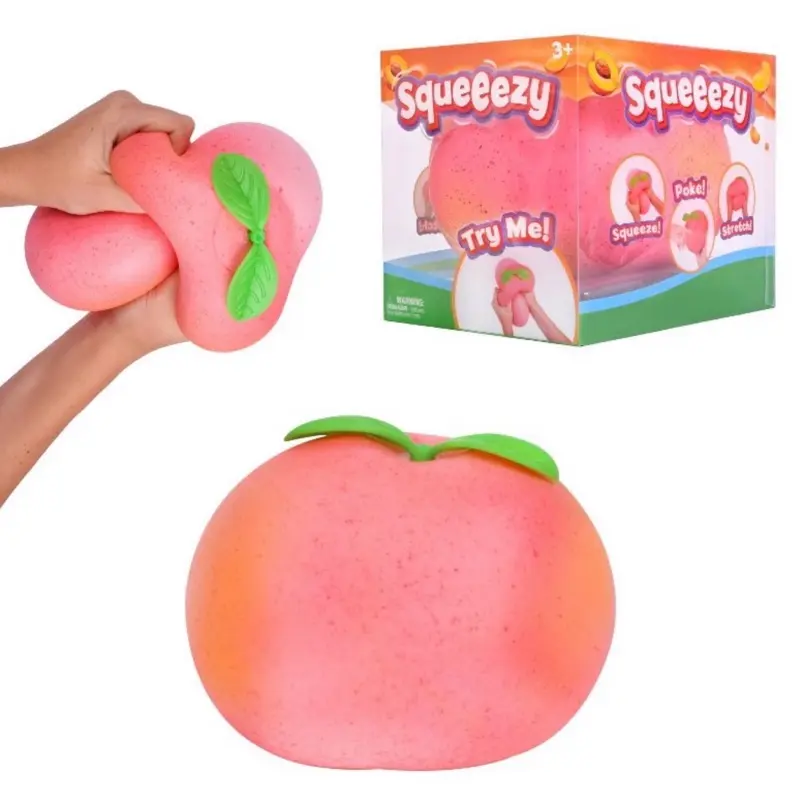 Jumbo Squeeze Squishy Sensory Stress Relief Toy - Butter, Cheese, Duck, Strawberry, Carrot, Bear, Dragon Fruit Designs - Fidget Squeeze, Quirky Gifts, Lightweight Carry, Twist & Stretch Rare Find
