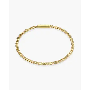 JAXXON Cuban Link Bracelet 3mm - Gold