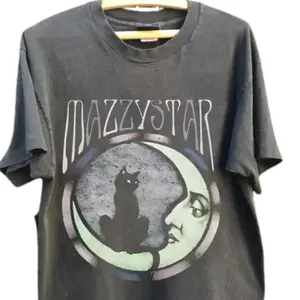 Mazzy Star Moon and Cat t-Shirt, 90s Alt Rock Hope Sandoval Unisex Shirt, Vintage graphic TShirt, gift for fan