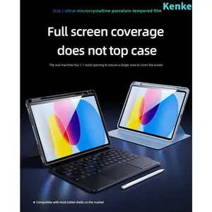 [TikTokShopBlackFriday]Kenke Tempered Glass Screen Protector for iPad Pro 11/13-inch (M5/M4) 2025/2024, iPad Air 11/13-inch, iPad 11th Gen A16 2025 & 10th Gen 10.9-inch, HD Clear Anti-Fingerprint Protective Film