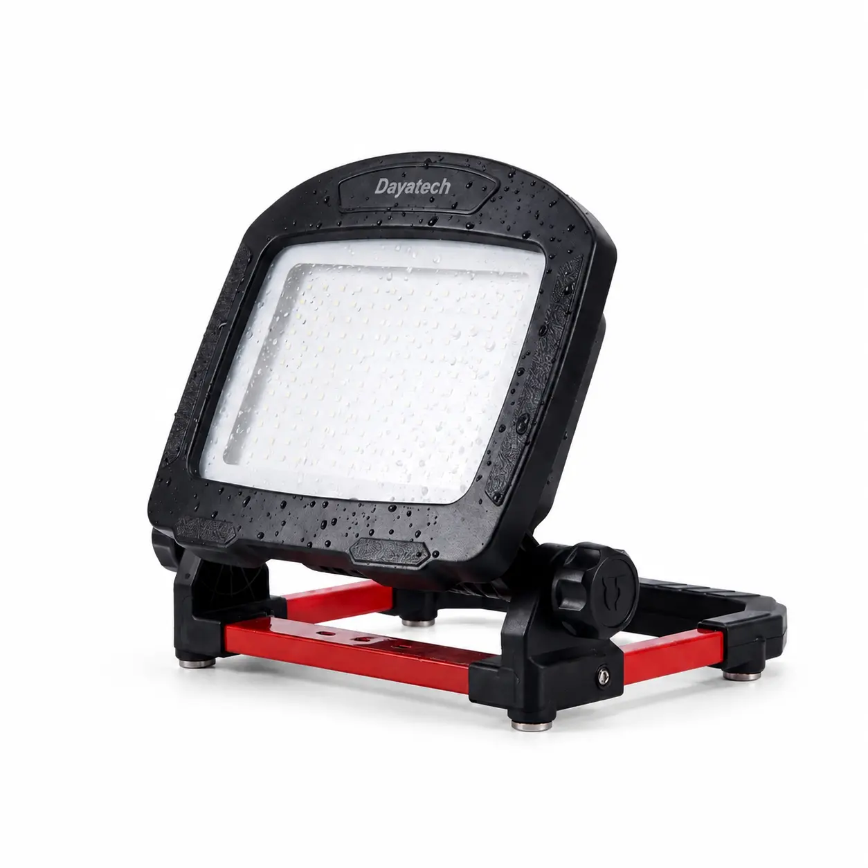 50W 7000LM Waterproof LED Work Light, Compatible with Dewalt, Milwaukee and Makita 18-21V Battery, Foldable Magnetic Base, Brightness Dimmable (Light Only/Charger Not Included)