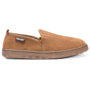 Muk Luks Men's Eric Suede Slipper, Easy Slip-On Men's Slipper