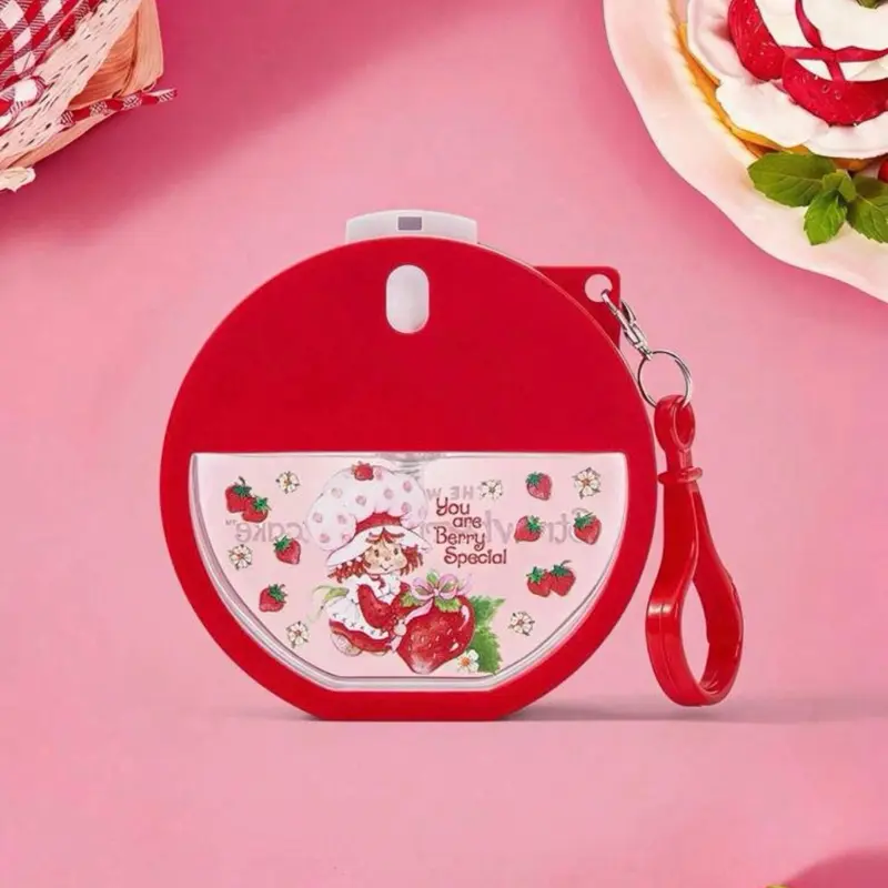 Strawberry Shortcake 1pc 30ml  Mini Spray Bottle, Reusable Empty Fine Mist Sprayer With Lanyard Hole, Leakproof Travel Container, Three Colors Available, Great For Travel, Gym, Office, A Fun Gift For Fans