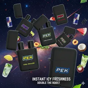 PEK Dual Hole Nasal Inhaler for Refreshing & Energy, Essential Oil Aromatherapy Stick, Soothe Nasal Congestion and Mental Fatigue, Multiple Flavors Nasal Sticks Pack