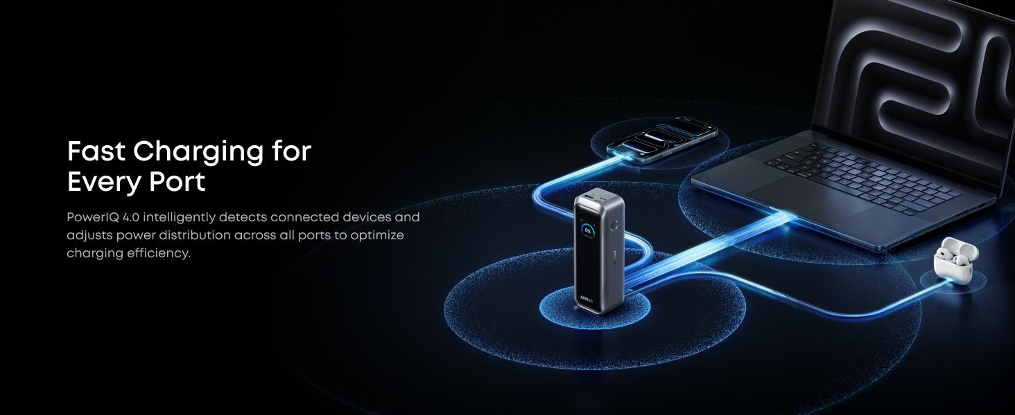 Anker Prime Power Bank, 20,100mAh/26,250mAh 3-Port Portable Charger with 220W/300W Max Output, Two-Way Charging, TSA-Approved, App Control, for MacBook, iPhone 17/16 Series, and More (Base Not Included) Anker Prime Power Bank, 20,100mAh/26,250mAh 3-Port Portable Charger with 220W/300W Max Output, Two-Way Charging, TSA-Approved, App Control, for MacBook, iPhone 17/16 Series, and More (Base Not Included)