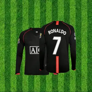 0708  Short Long Sleeve Soccer Jersey Away 7 Ronaldo