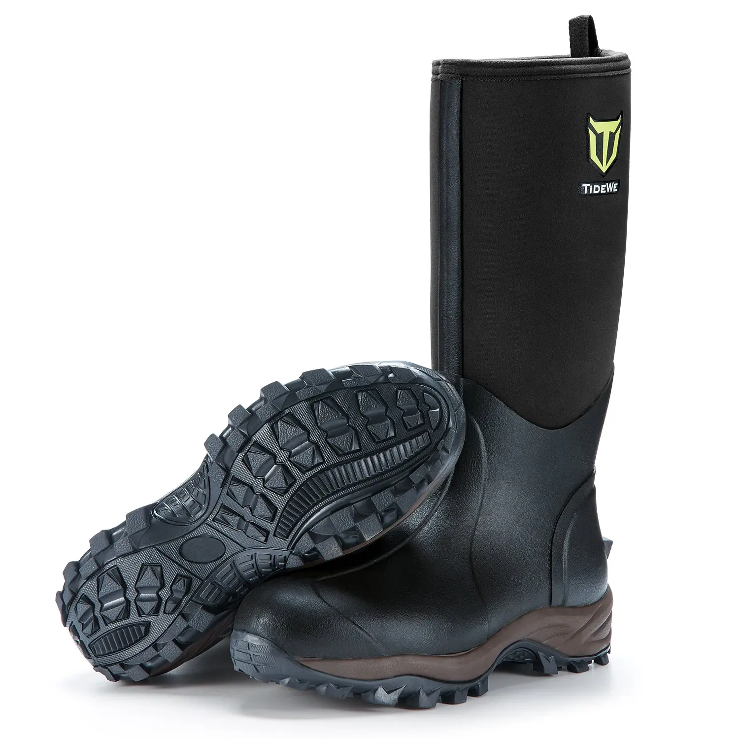 [Limited Size Clearance] TideWe Rubber Neoprene Boots Men and Women Waterproof Shoes Durable 6mm Hunting Boots Boy Footwear Shoe Walking Shoes Comfort men s boots work boots for