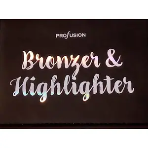 PROFUSION Bronzer & Highlighter Book with 2 Brushes and a Mirror