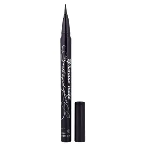 KissMe Heroine Make, Smooth Liquid Eyeliner, Ultra-Fine Brush, 01 Jet Black, 0.014 fl oz (0.4 ml)