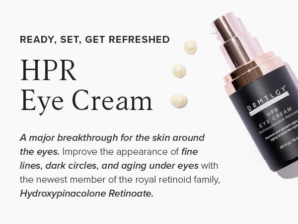 DRMTLGY HPR Eye Cream 0.5 fl oz with Hydroxypinacolone Retinoate Peptides Caffeine Wrinkle Patches DRMTLGY HPR Eye Cream 0.5 fl oz with Hydroxypinacolone Retinoate Peptides Caffeine Wrinkle Patches
