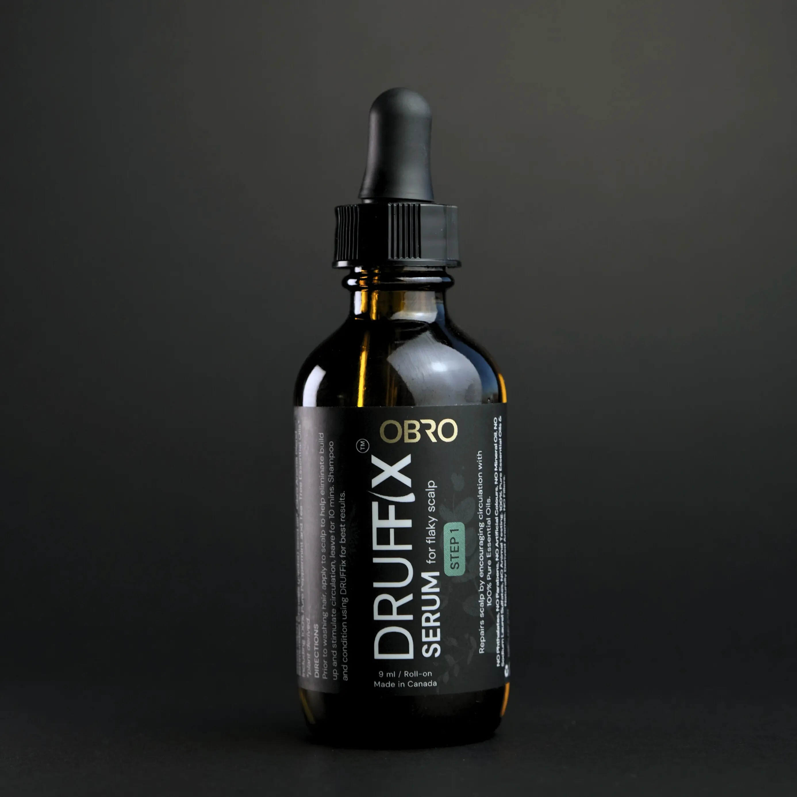 OBRO Druffix Serum - 100% Naturally Derived Dandruff Serum for Flaky Scalp
