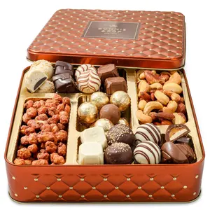 Gourmet Gift Basket with Assorted Truffles & Nuts
