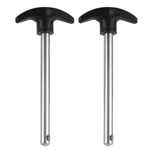 2pcs Weight Stack Pin, Tensile 3/8 Inch Diameter Locking Space Weight Lifting Machine Pins Weight Stack Replacement Pin