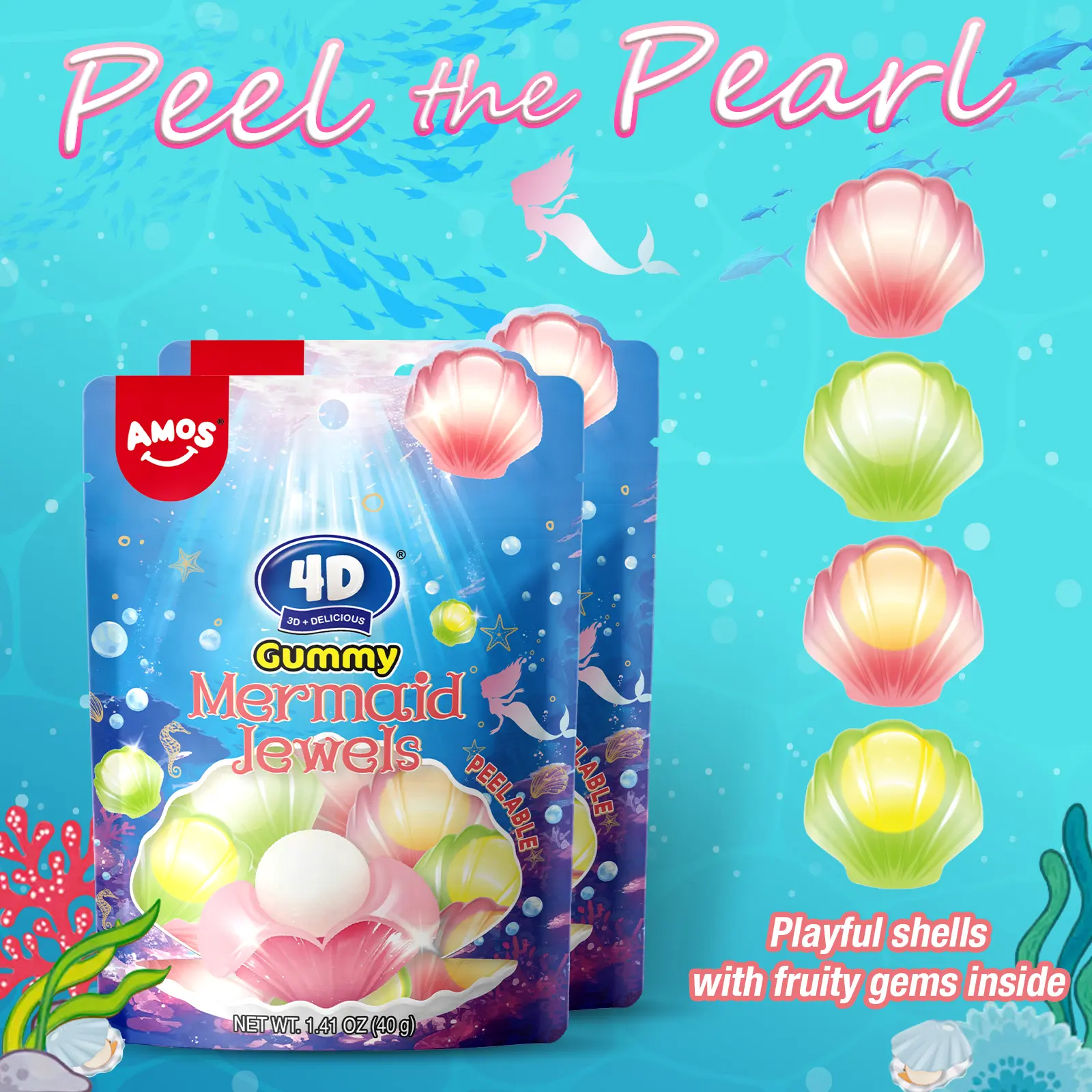 2 packs Mermaid Jwely