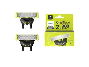 Philips Norelco OneBlade 360 blade replacement blade 2 pack Waterproof Rechargeable Shaver