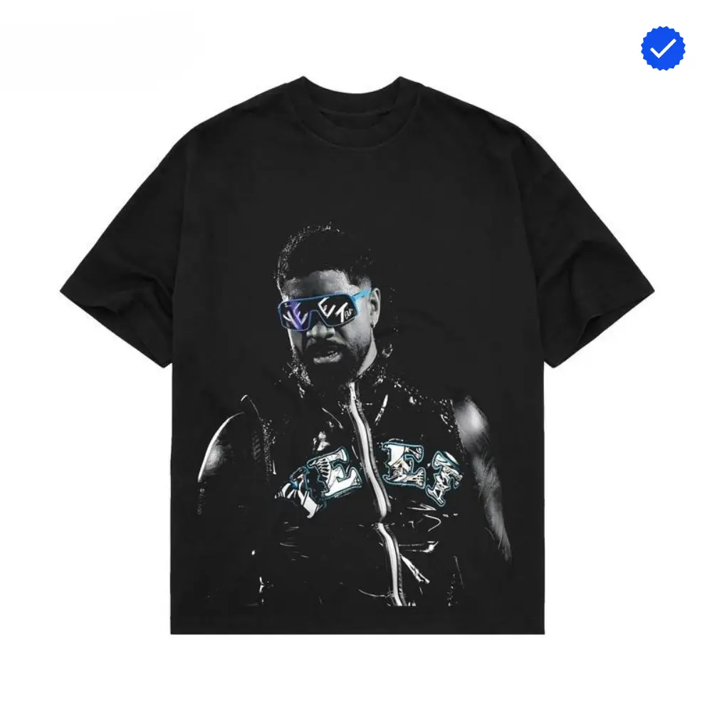 Jey Uso Yeet Blue Sunglasses Vintage T-shirt, Graphic Tee, Shirt, Wrestling Merch, Black, Jey Uso Shirt, Yeet Shirt, Wrestling Shirt, Shirts For Men, WWE Shirt