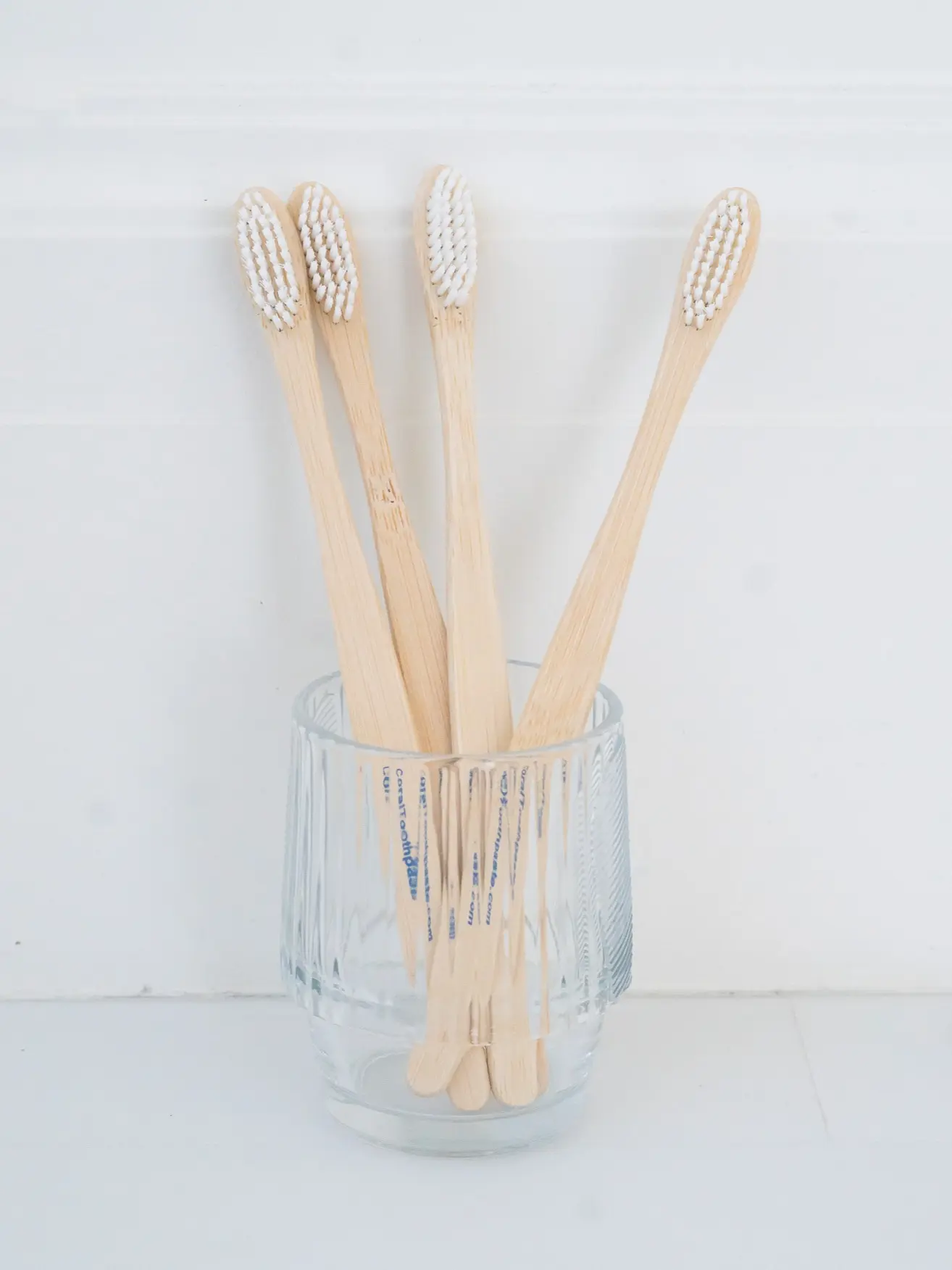 Bamboo Toothbrush - Natural Bamboo Handle, Nano Silver Infused, Lightweight Design, Versatile Cleaning Tool