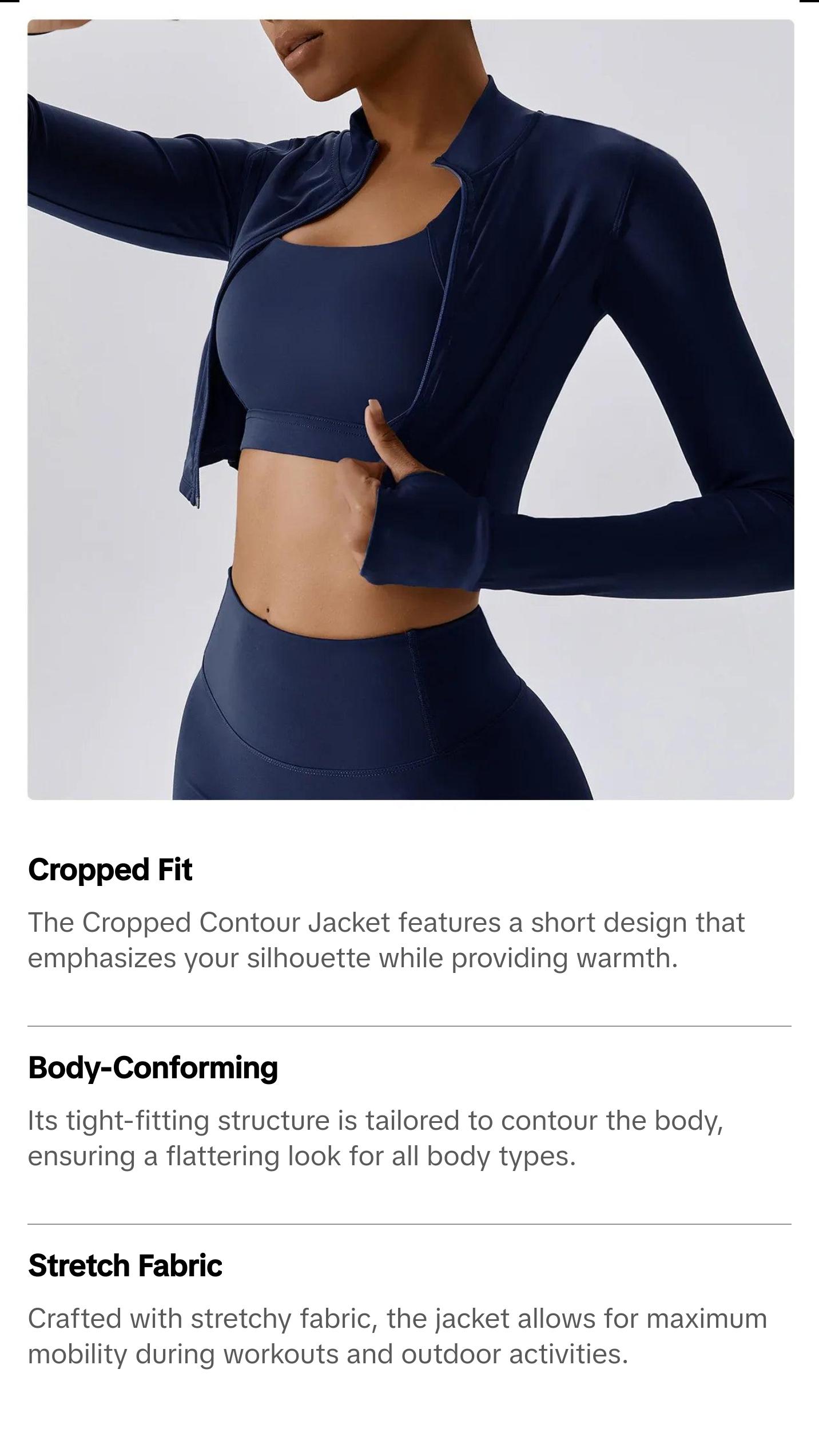 Cropped Contour Jacket