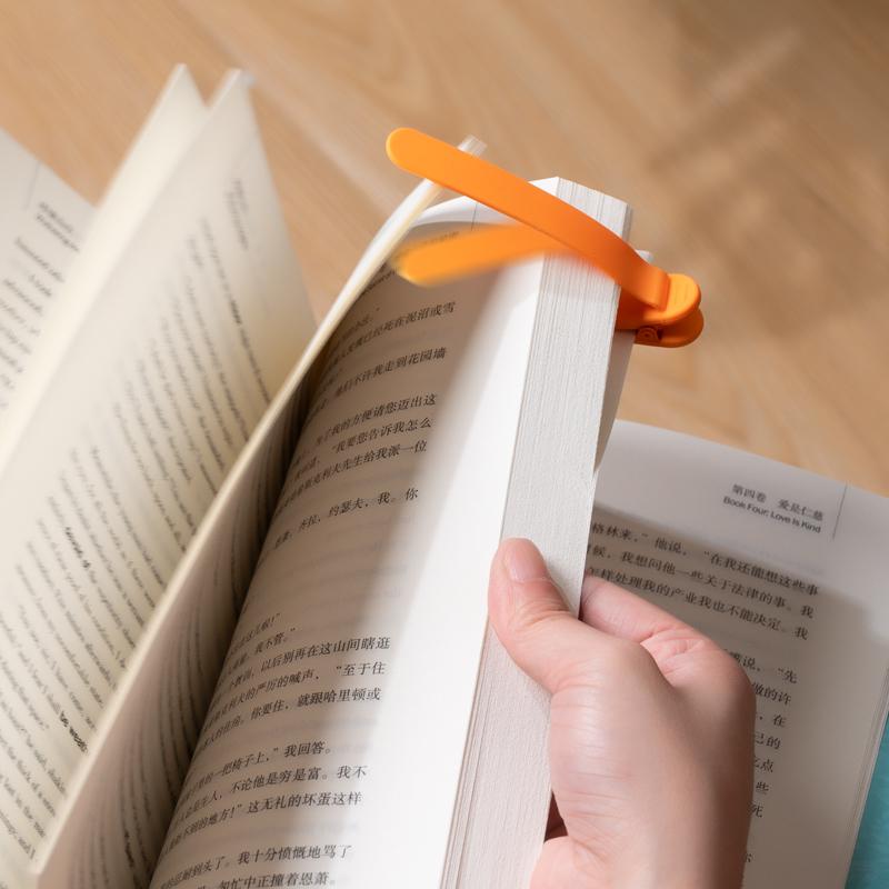 3Pcs Automatic Bookmark, Silicone Smart Book Marks for Reading Women, Men, Kids,Cute Unique Book Markers Bookmark Clip Reading Accessories Gifts for Book Lovers