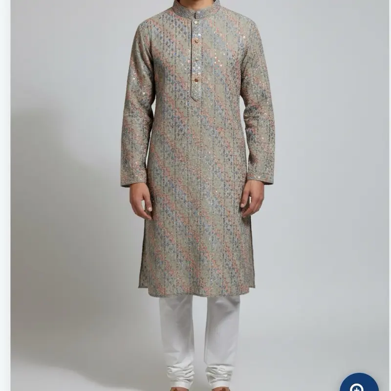Clothes  Menswear chikankari kurta set perfect for any special occasions ethnic wear
