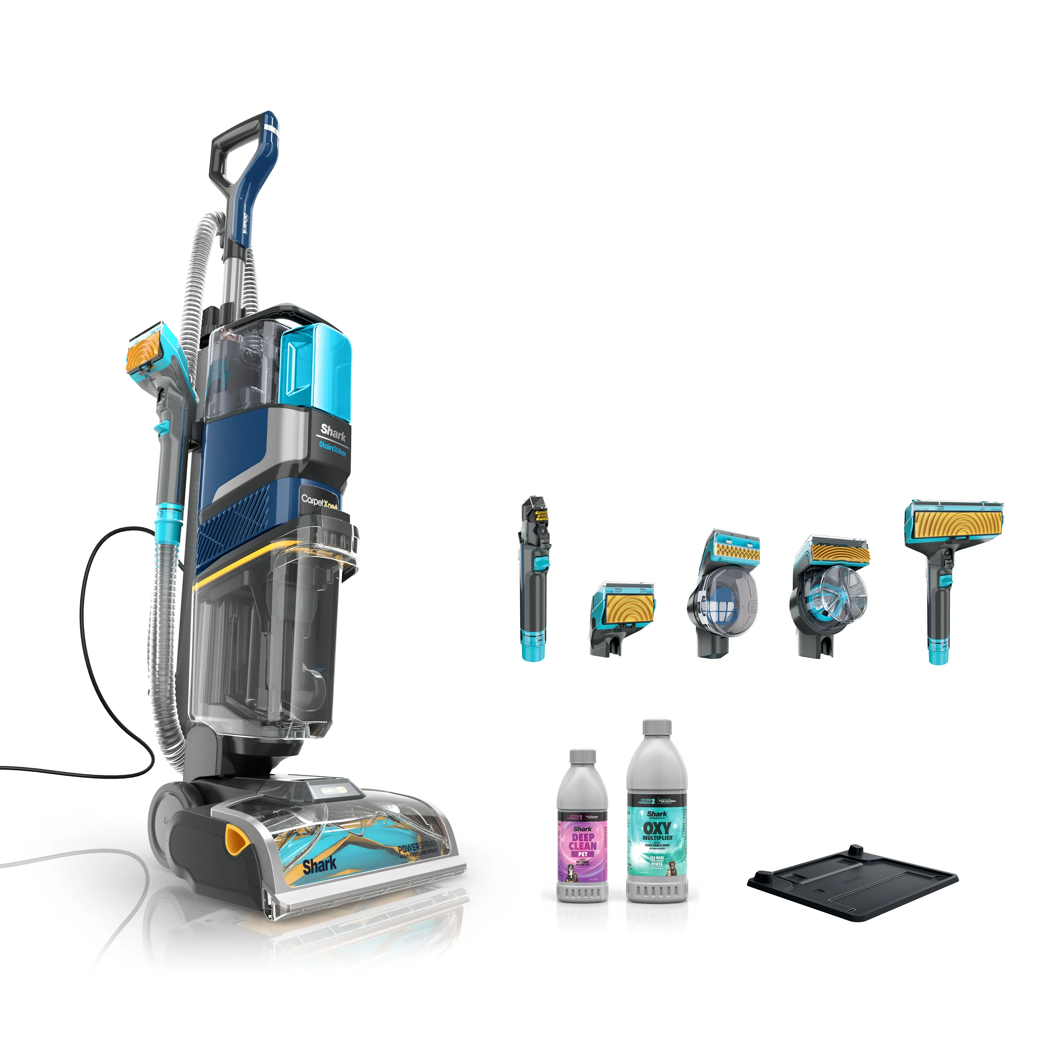 Shark CarpetXpert HairPro with StainStriker Carpet & Upholstery Cleaner - EX305CCO