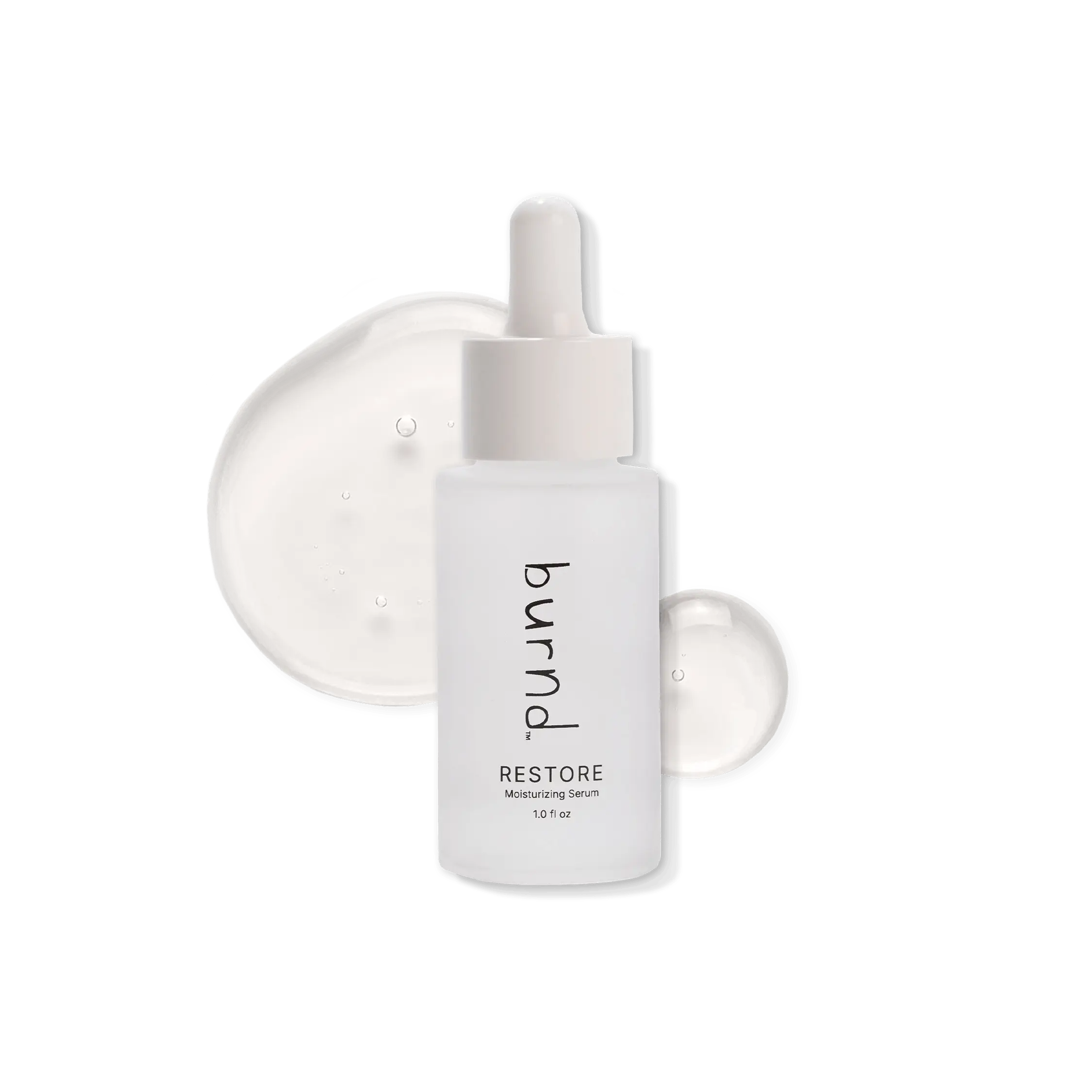 burnd Restore Moisturizing Serum – Hydrating Plant-Based Formula for Smooth, Calm & Radiant Skin | Non-GMO, Preservative-Free