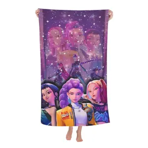 K-pop Singer Beach Towel - Quick-Dry Lightweight Bath Sheet, Super Absorbent for Swimming, Spa, Yoga, Vacation
