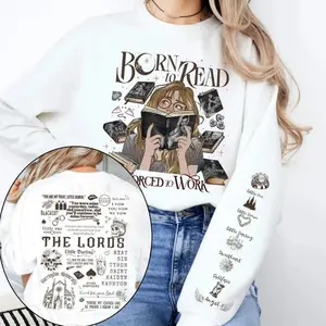 Officially Licensed Born To Read Chaotic Special Version Sweatshirt, The Lords Series Book Hoodie, Shantel Tessier Book Merch, Bookish Gift