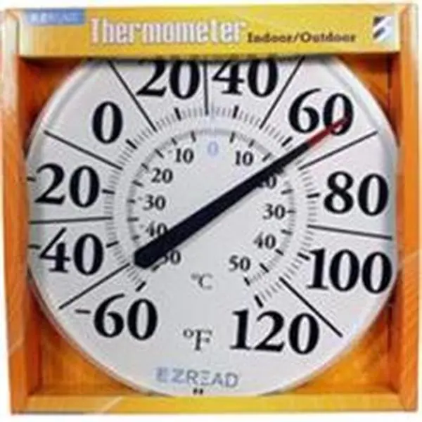Headwind Consumer 034014 Analog Ezread Thermometer - 12.5 in. High Quality Outdoor Temperature Measuring Tool, 1.25 lbs, Durability, 0°F to 120°C Larger Readout, Generations Standing Capacity, Outdoors