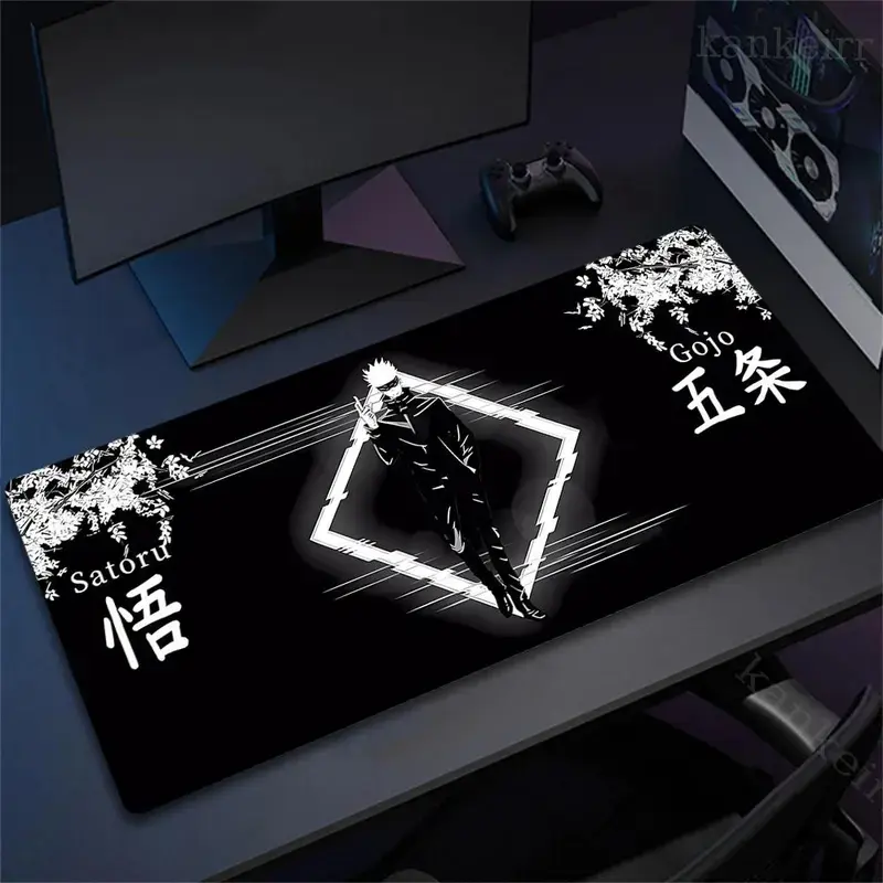 Jujutsu Kaisen Anime Desk Mat, Gojo Satoru Manga Mouse Pad, Keyboard Mat, Gojo Sensei JJK Anime Desk Mat For Office