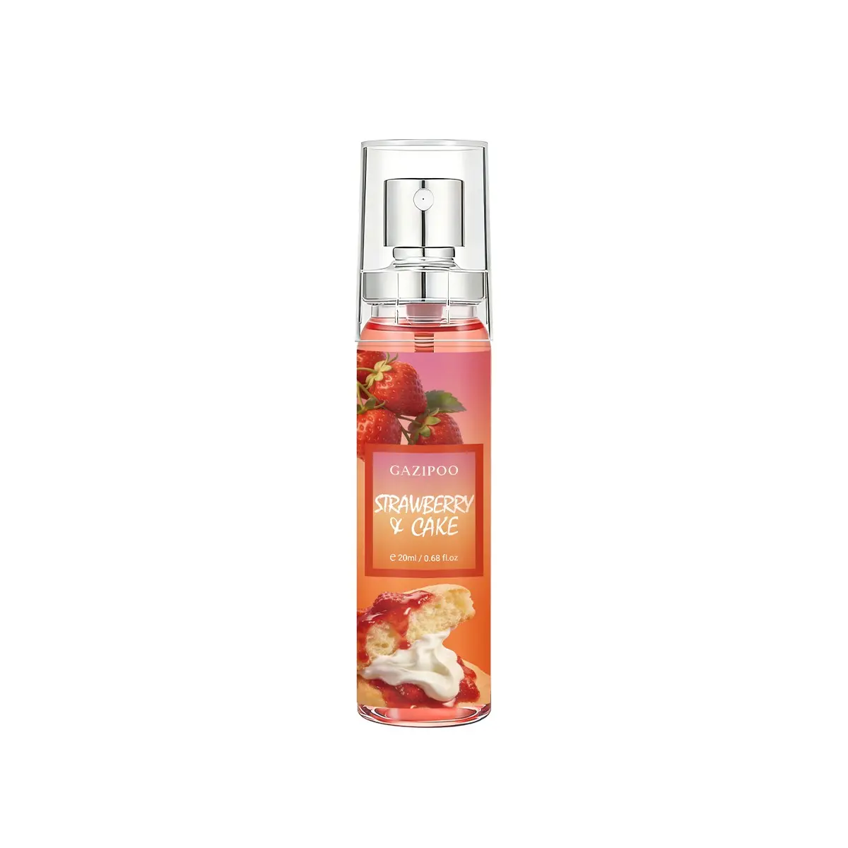 Gazipoo Strawberry Cake Perfume, Sweet Shop Aroma, Three-Note Fragrance, Natural Formula, Long-Lasting, Ideal for Dates and Meetings, Fragrance Product