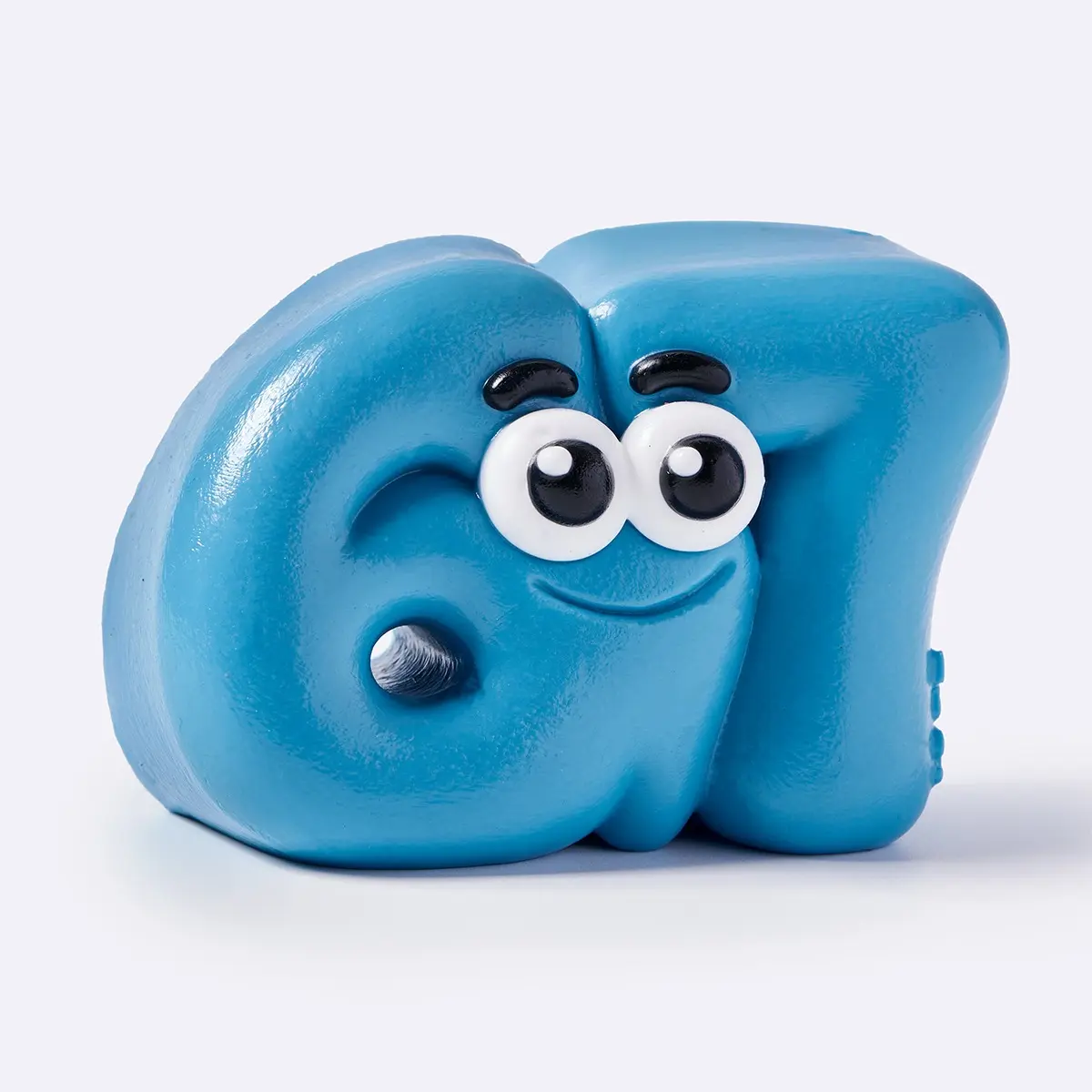 Taba squishy Cartoon Number 67 Squishy Toy,Cute stress-relieving scratching sensory integration toy, soft silicone extrusion gift, can be used as a desktop decoration and backpack pendant