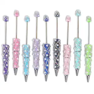 Shiny Decorative Rhinestone Pen DIY Premium Bead Set