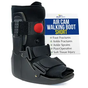 Brace Direct Air Cam Walker Fracture Boot Short - Premium Pneumatic Walking Boot For Foot And Ankle Recovery
