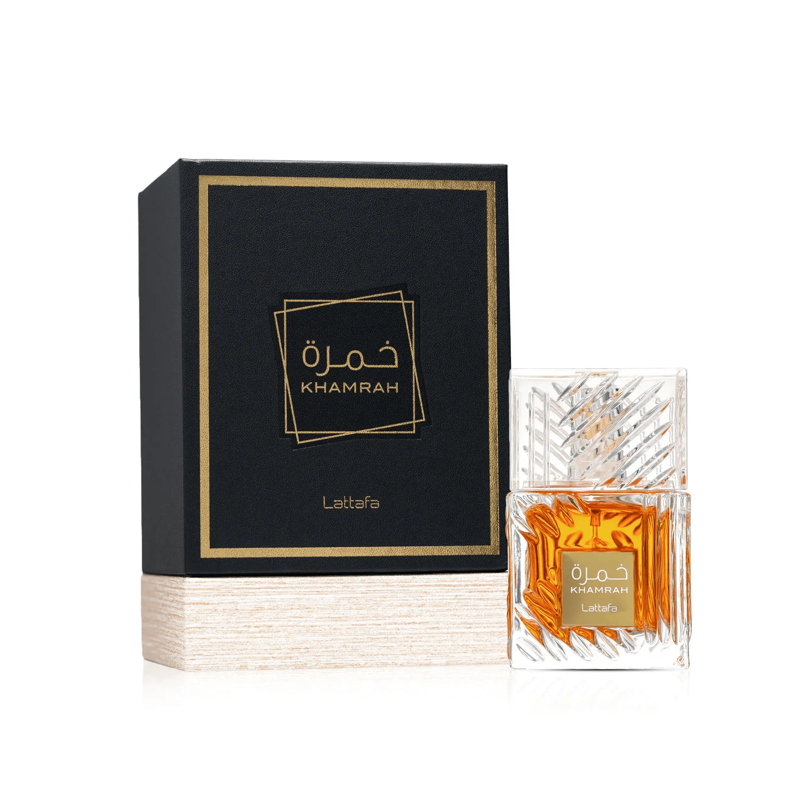 Lattafa Khamrah Eau de Parfum Long-Lasting Fragrance for Unisex, 3.40 Ounce / 100 ml