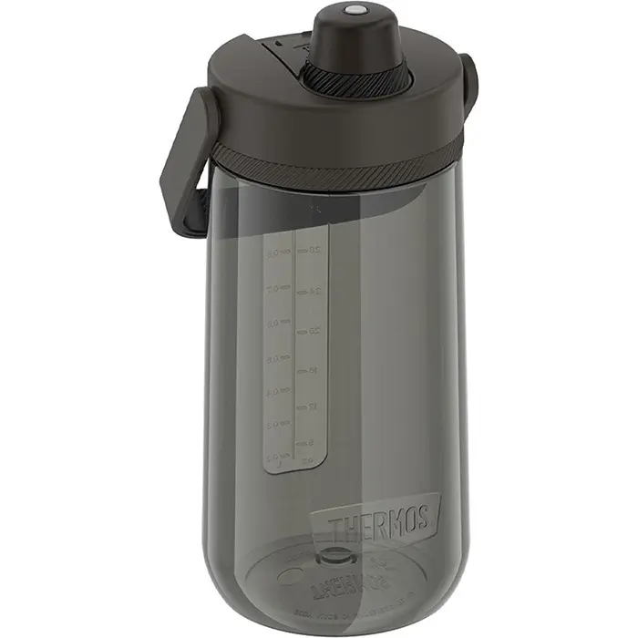 Thermos Guardian Tritan Water Bottle - Model 345011, 40oz (1000-2000ml), Smoke, Carry Handle, Sidekick, Built-In Spout Cover, Dishwasher Safe, On-the-Go for Adults, 1,000-2,000 Ml, Weekend Adventures