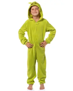 Dr. Seuss GRINCH Who Stole Christmas Hooded Pajama Union Suit (16)