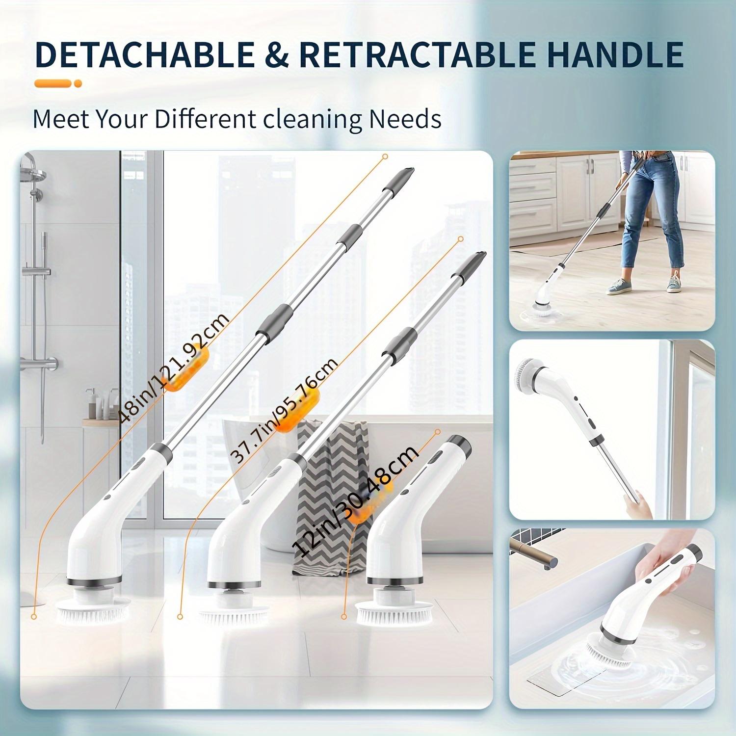 2026 New Model Electric Spin Scrubber Cordless IPX7 Waterproof Multi-Surface Cleaning Brush Long Battery Life Adjustable Speed Extendable Handle Multi-Purpose Kit for Bathroom Kitchen Durable Powerful-Multifunction shower scrubber tiktok shop deals 2026 New Model Electric Spin Scrubber Cordless IPX7 Waterproof Multi-Surface Cleaning Brush Long Battery Life Adjustable Speed Extendable Handle Multi-Purpose Kit for Bathroom Kitchen Durable Powerful-Multifunction shower scrubber tiktok shop deals