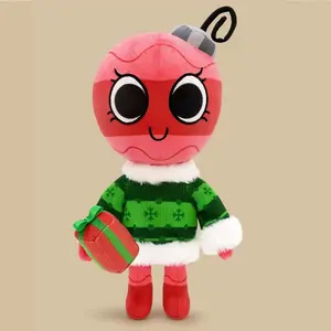 Dandy's World Bobette Plush Toy 35cm, Pebble Plush Toy 25cm.Cute Anime Stuffed Doll, Horror Game Plushie Dolls, Sofa Pillow, Room Decoration, Toys For Kids Birthday Gift.