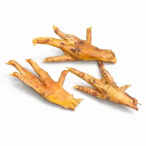 USA Chicken Feet (30 Pack) Natural Scent - Human-Grade and 100% Natural - Only Washed With Water - Wholesome Dog Chew Treats - High in Protein, Glucosamine and Chondroitin - Enrichment Chewing