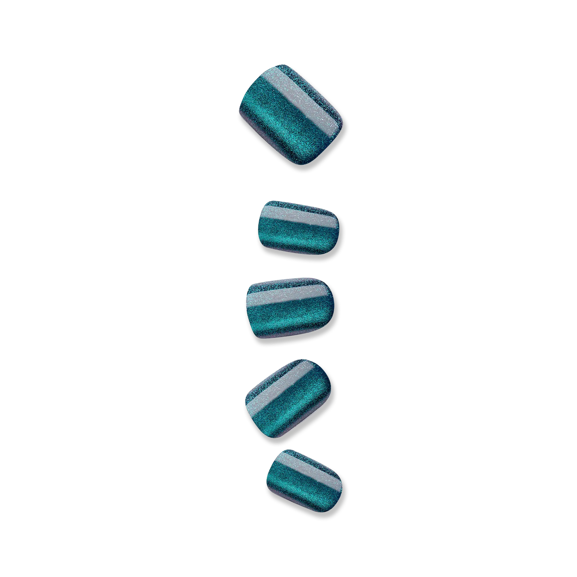 colorFX by Impress No Glue Fake Press On Nails - Better Things | Solid, Green, Short, Squoval, Manicure