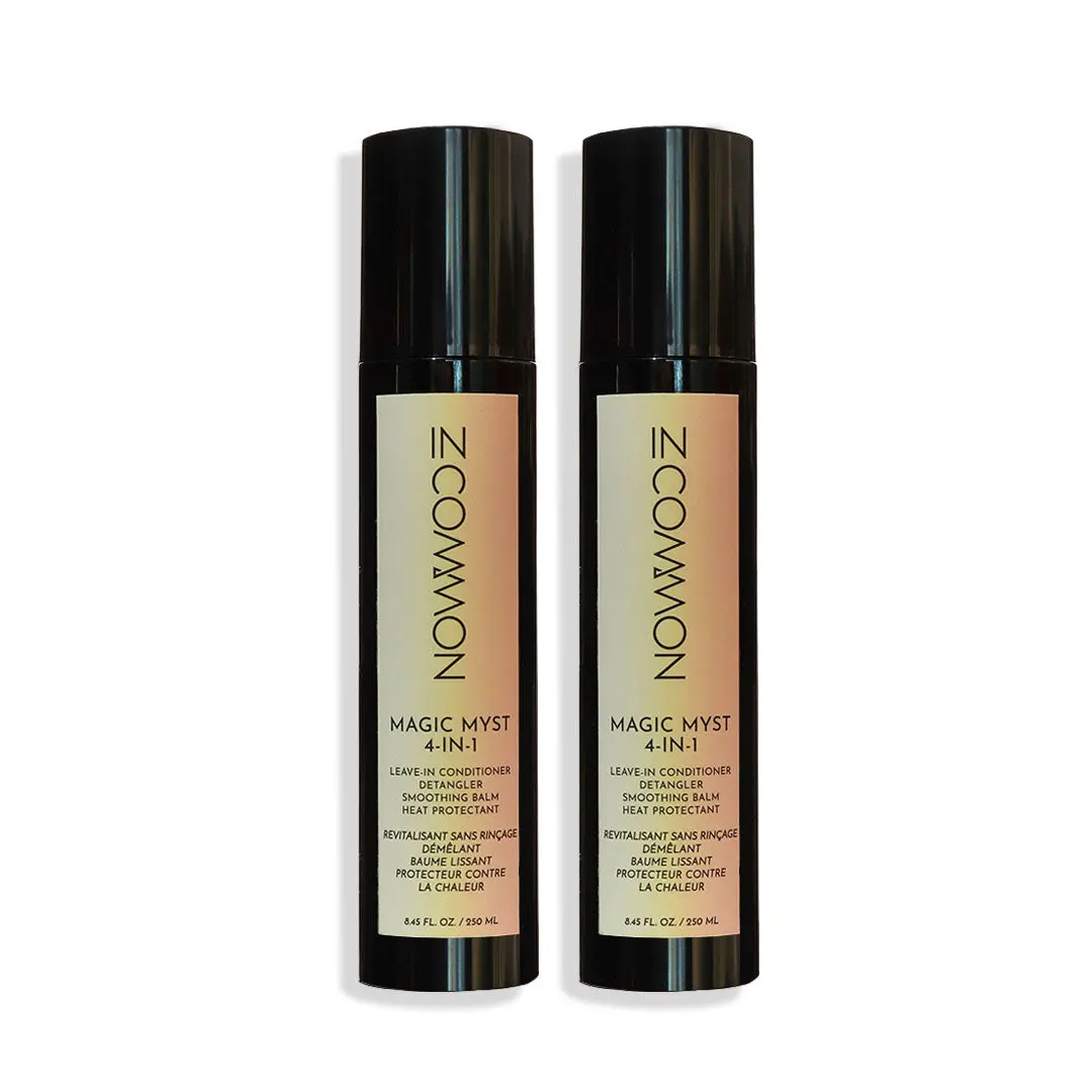 IN COMMON Magic Myst Duo 4-in-1 Mist Leave-in Conditioner Detangler Smoothing Balm Heat Protectant