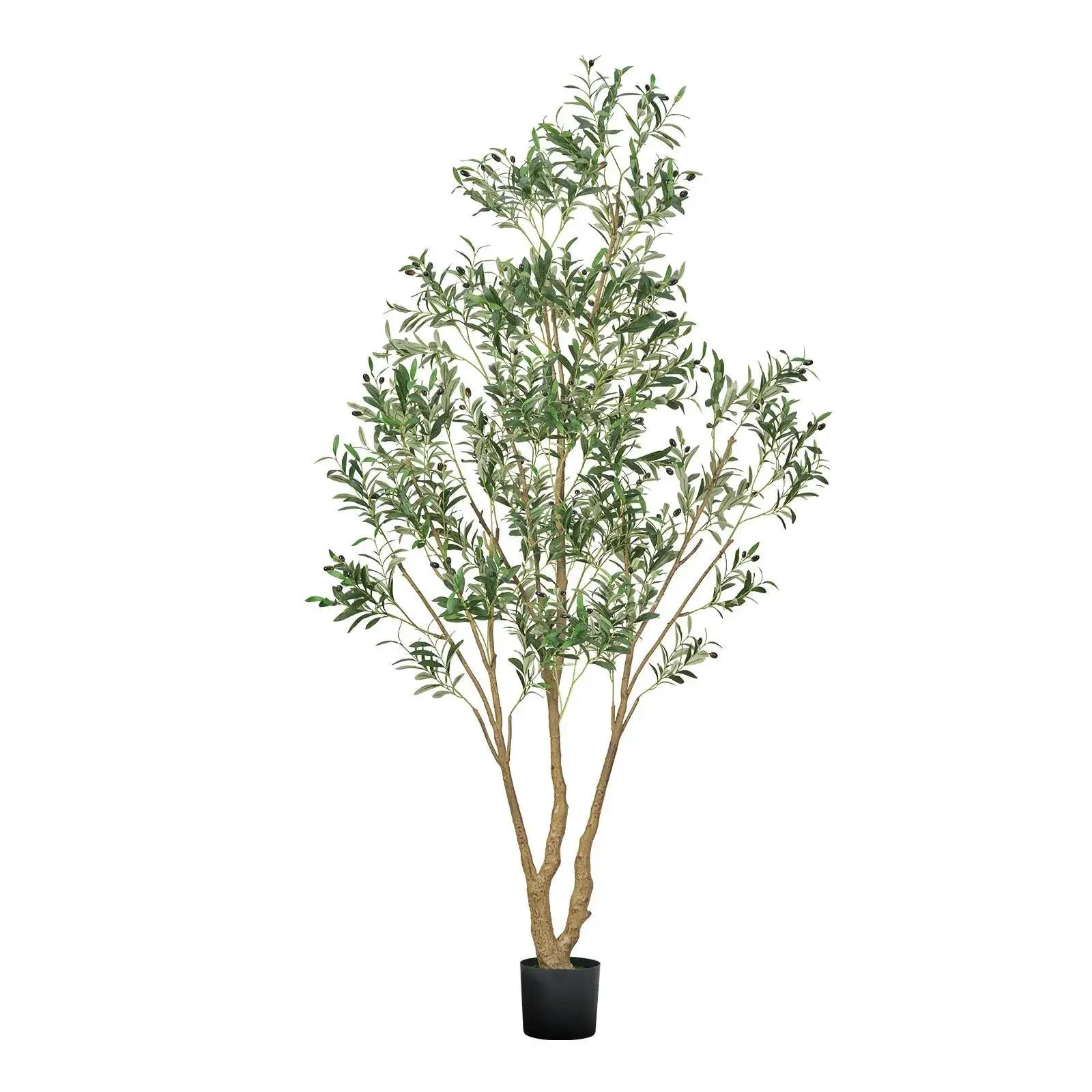 【SummerFinds】VEVOR Artificial Olive Tree Tall Fake Plant with Black Pot for Home Office Use