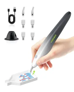 Electric Diamond Painting Pen with Vacuum Technology 6 Replaceable Tips Rechargeable Art Pen for 3D Drills Portable Durable Gift for Diamond Art Lovers