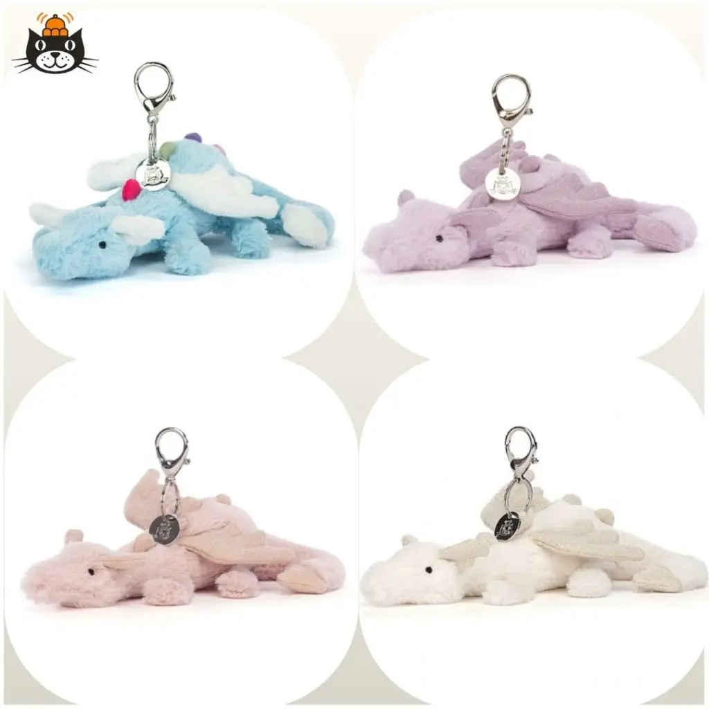 Dragon Adorable Plush Keychain Collection – Soft Stuffed Animal Bag Charms for Backpacks, Handbags, Purses and Car Keys, Cute Everyday Accessories for Women, Girls, Kids and Collectors