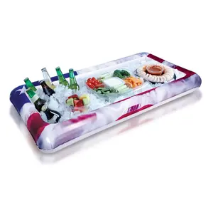 Inflatable Buffet Pool Cooler Stars & Stripes