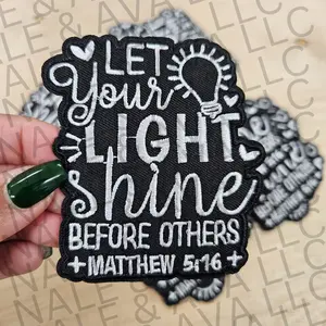 Let Your Light Shine Hat Patch (3 Patches)