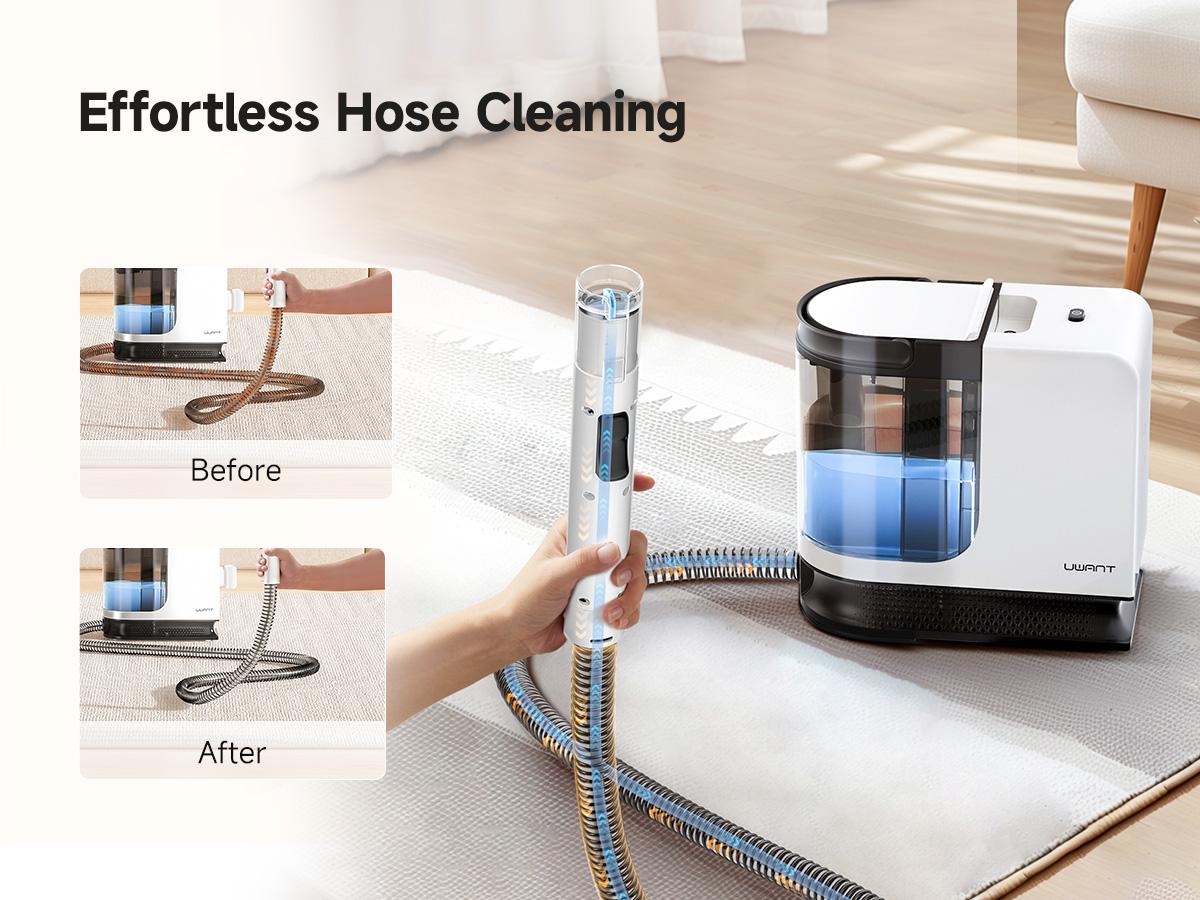 Uwant Portable Carpet Cleaner, Powerful Suction Spot Cleaner Machine, Upholstery Cleaner Machine, Home, Sofa, Car Vacuum Cleaner,smartliving Floor Cleaning System cordless vacuum cleaner