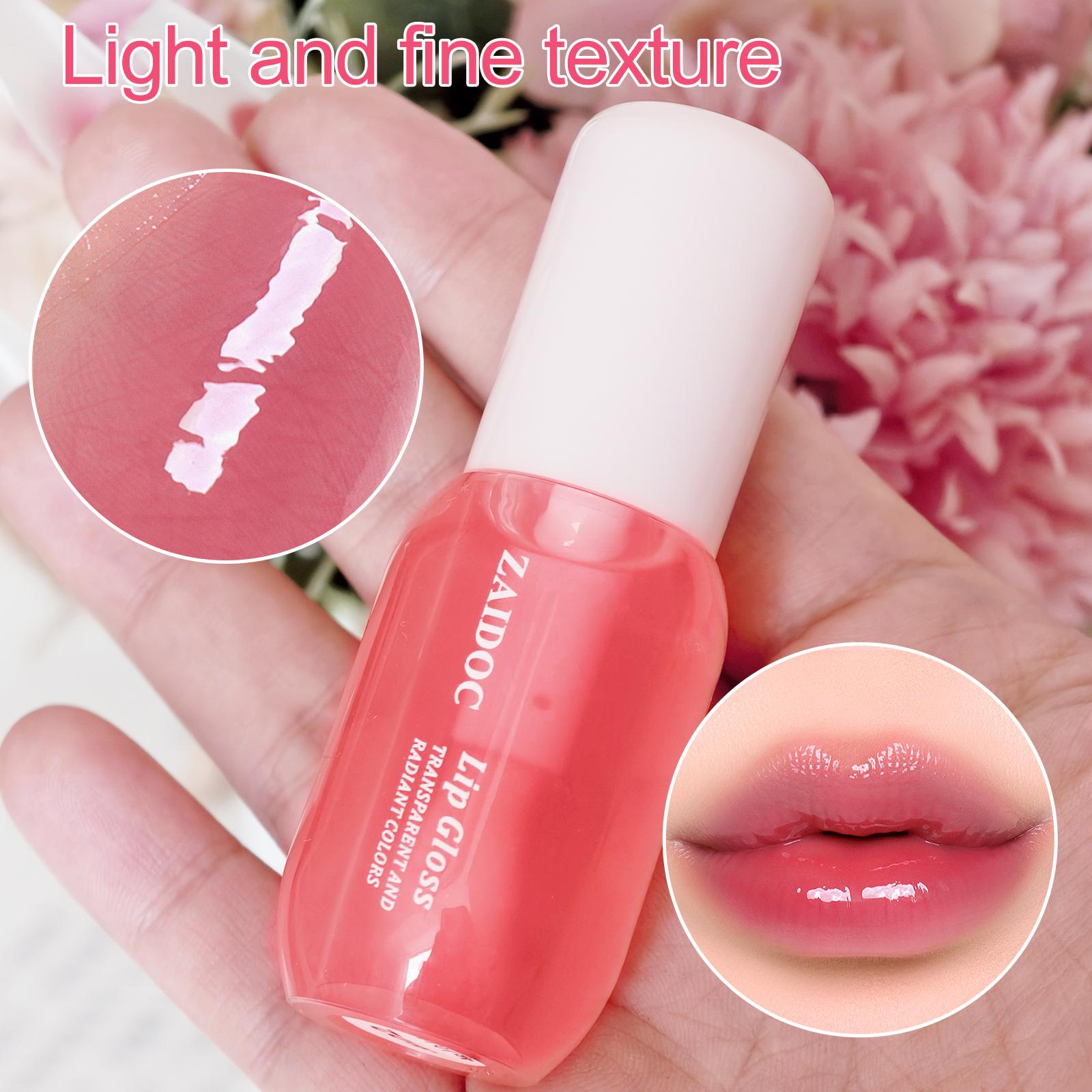 2PCS Moisturizing Lip Oil -4–6H Lasting Hydrating Glossy Lip Glaze Stick for Girls & Women, Plumping Effect with Moisturizing & Glossy Finish, Buy 1 Get 1