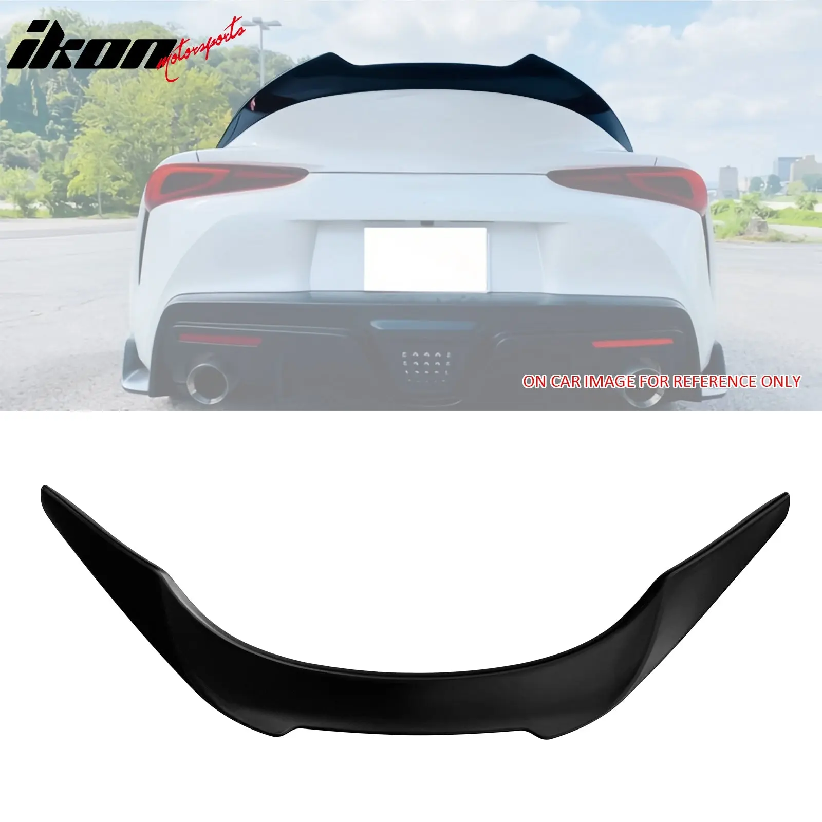 Trunk Spoiler Rear Wing for Toyota GR Supra 2020-2025 V Style Matte Black